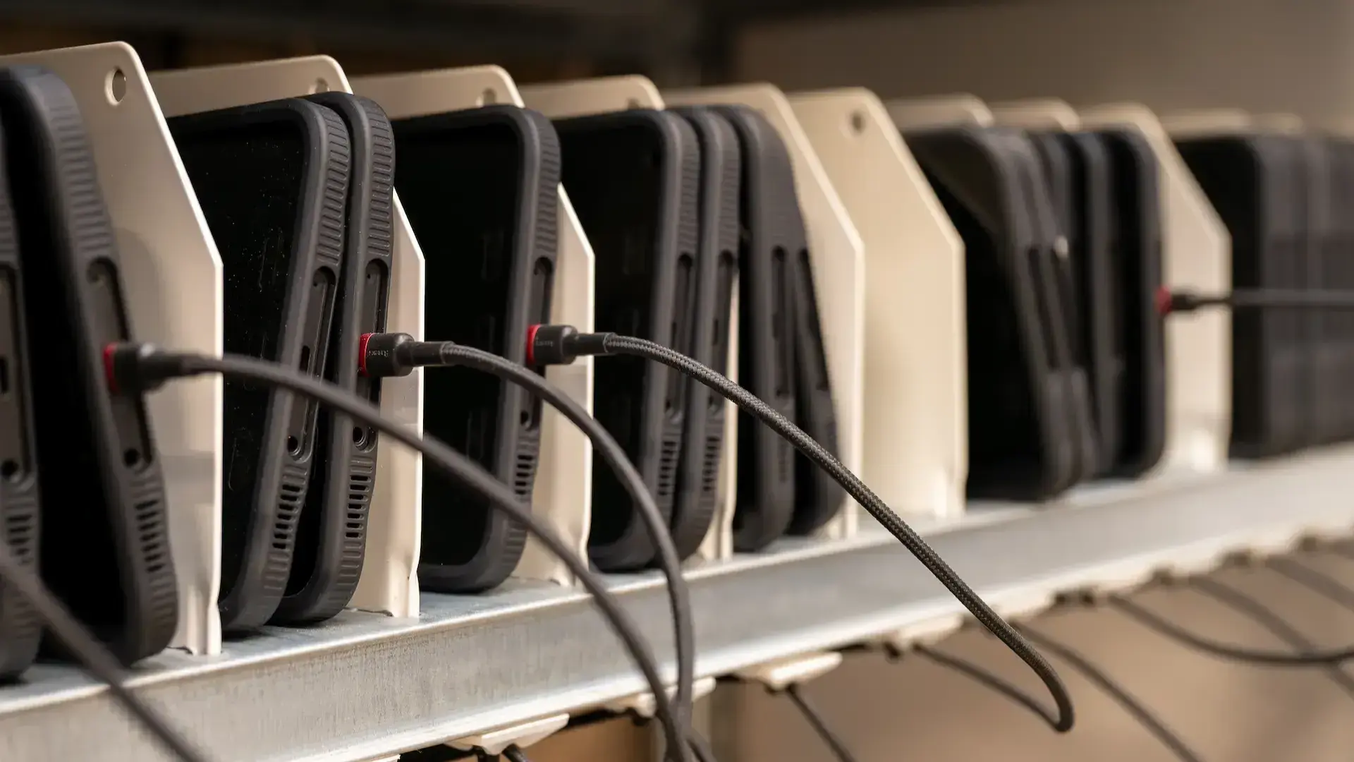 TinyControllers charging at station